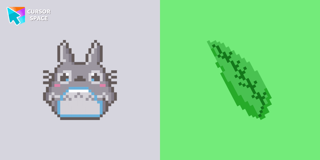 Totoro Pixel cursor pack